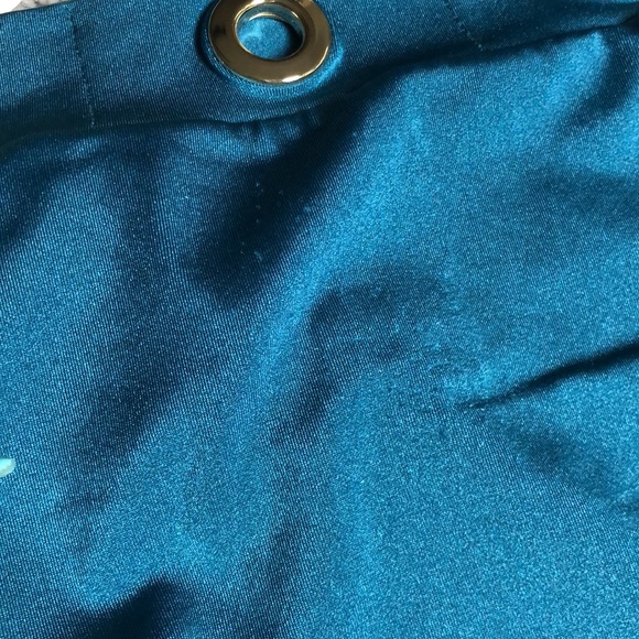 Oye Swimwear Arya Grommet Bandeau Bikini in Teal - Picture 15 of 15